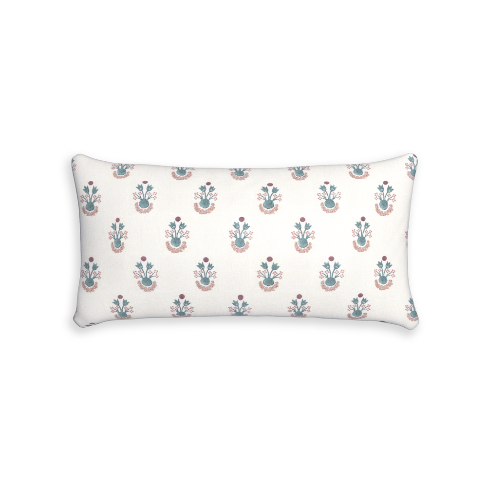 Midi-lumbar lucie harbor custom pillow with n on white background