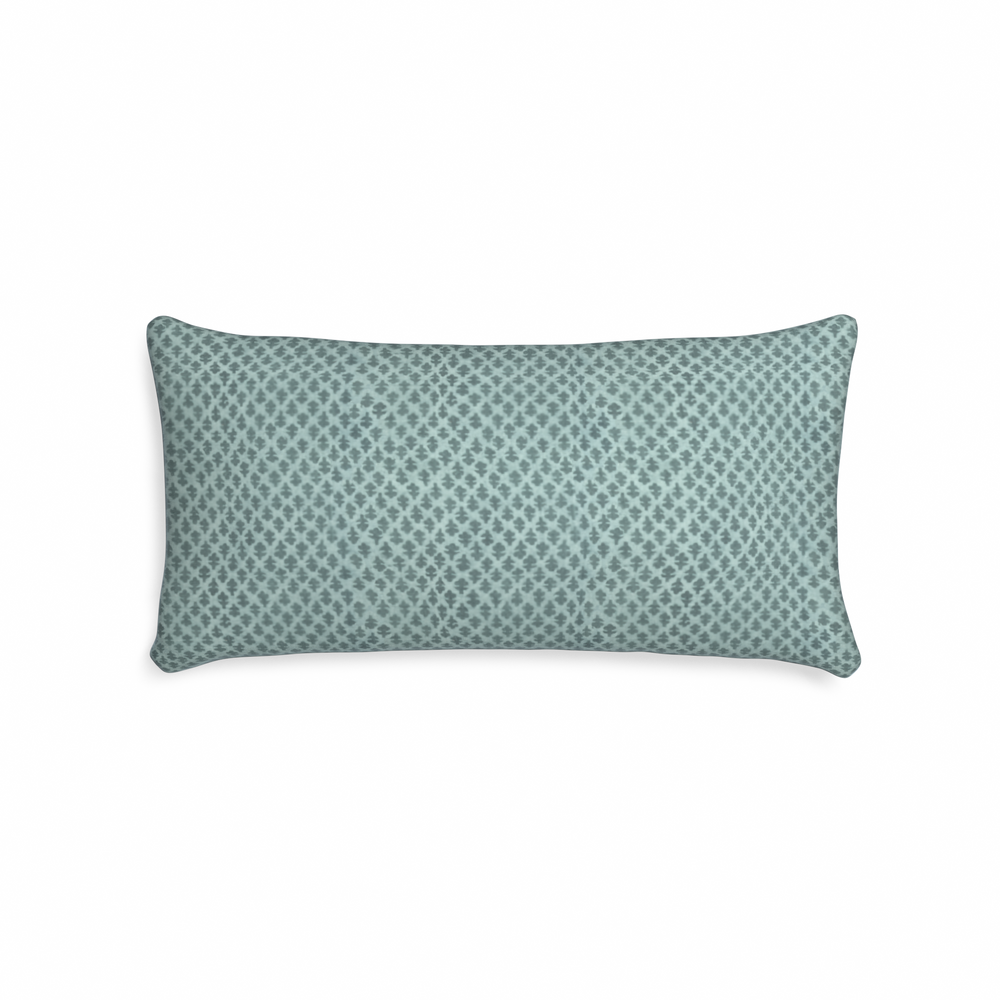 Midi-lumbar quinn baltic custom pillow with n on white background