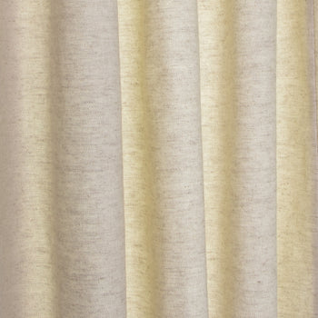 close up of Linen Oat curtain 