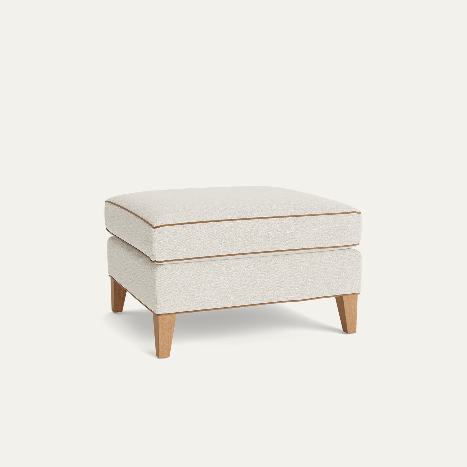 FEATURED: Shown with Legs / Oak / Camel Velvet Welt