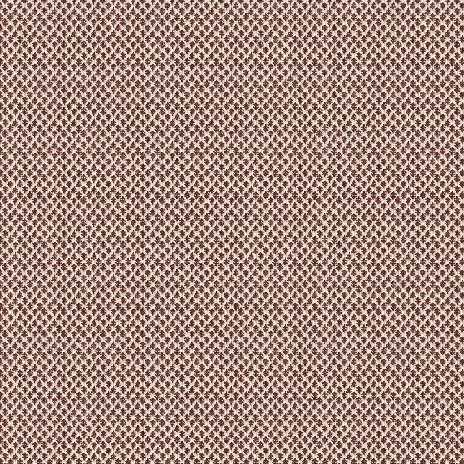Quinn Chestnut fabric featuring a textured basketweave pattern in warm brown tones, perfect for custom upholstery projects