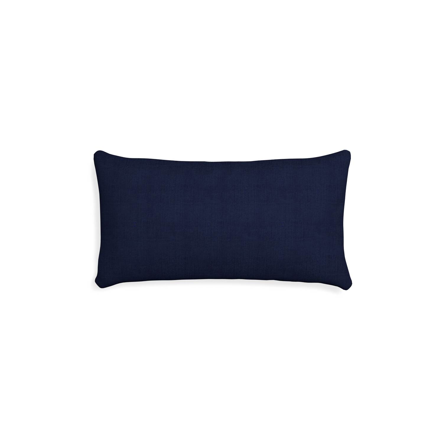 Petite-lumbar midnight custom navy bluepillow with none on white background