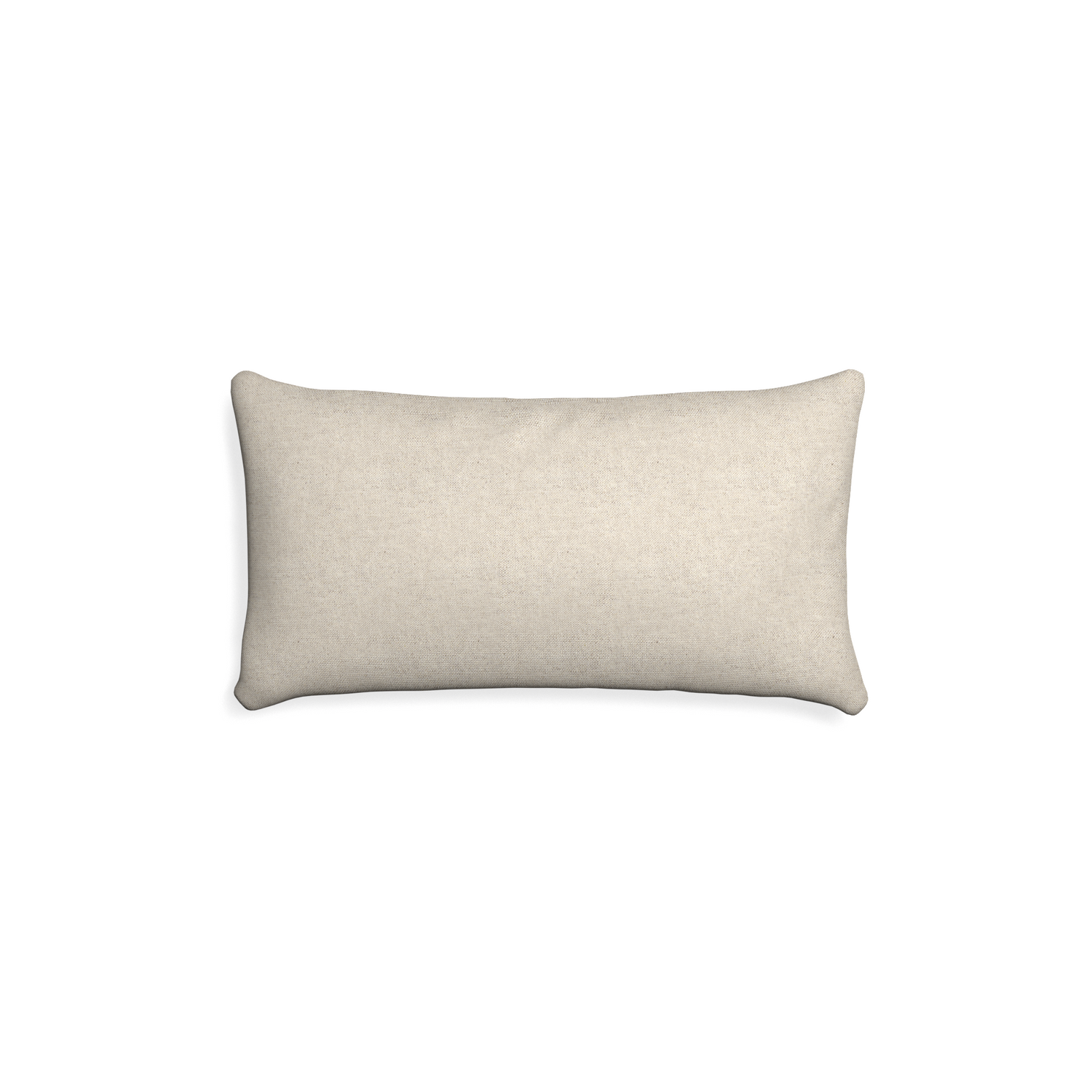Petite-lumbar oat custom light brownpillow with none on white background