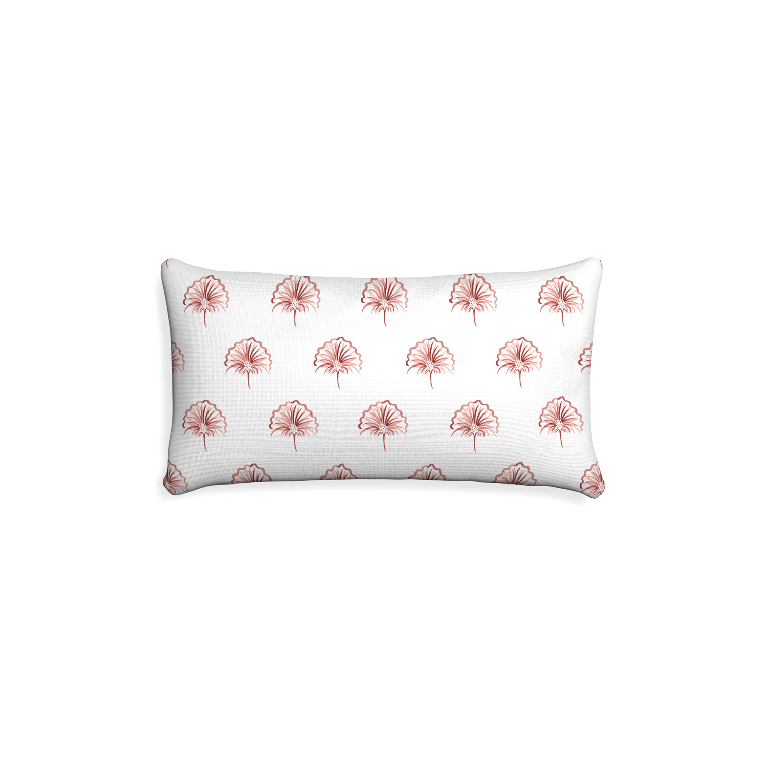 Petite-lumbar penelope rose custom floral pinkpillow with none on white background