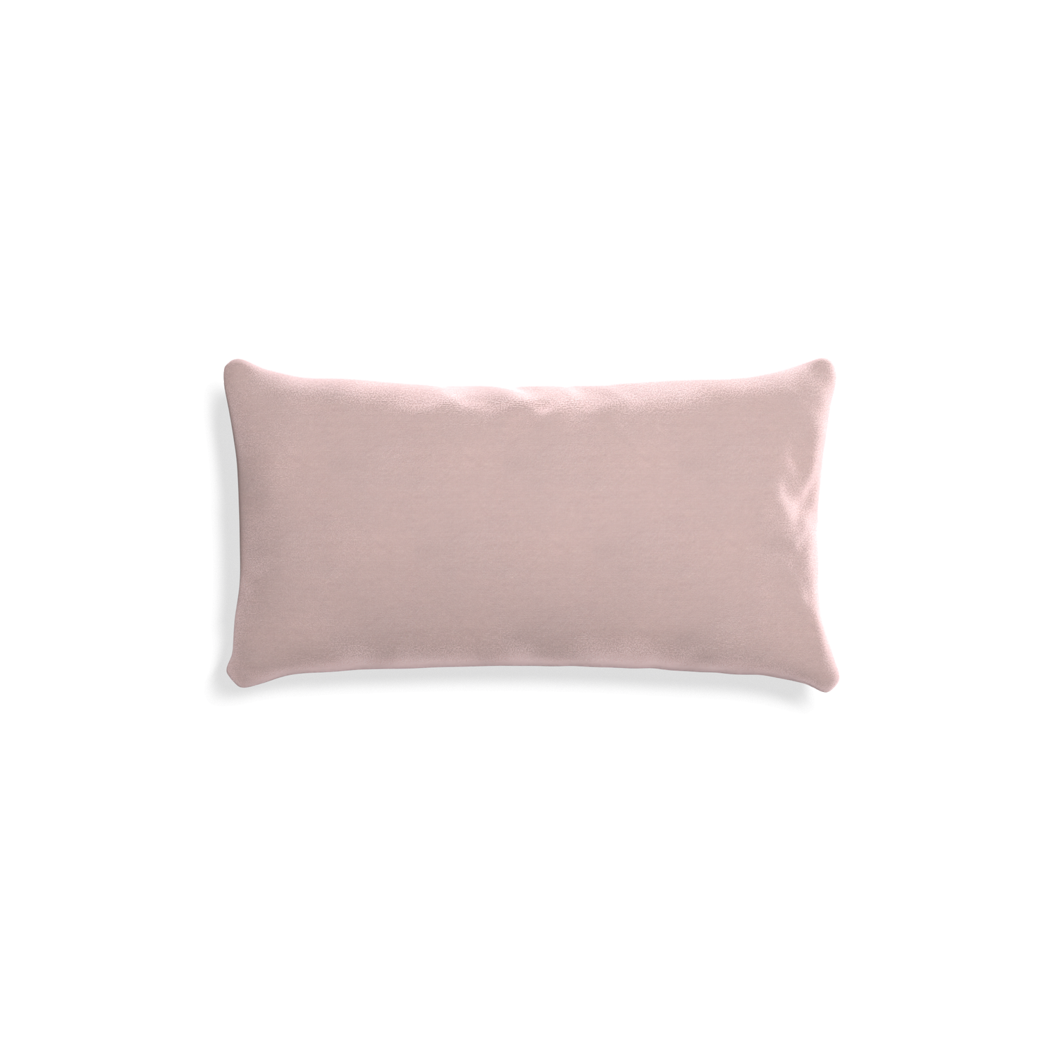 rectangle light pink velvet pillow