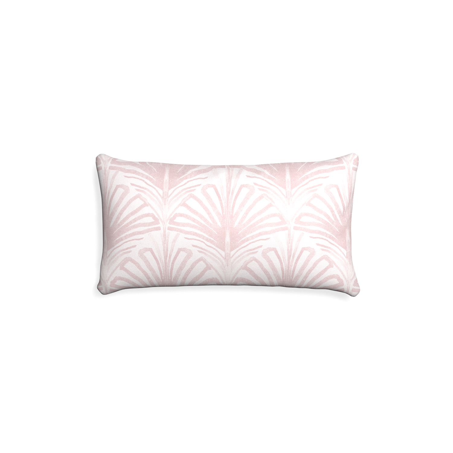 Petite-lumbar suzy rose custom rose pink palmpillow with none on white background