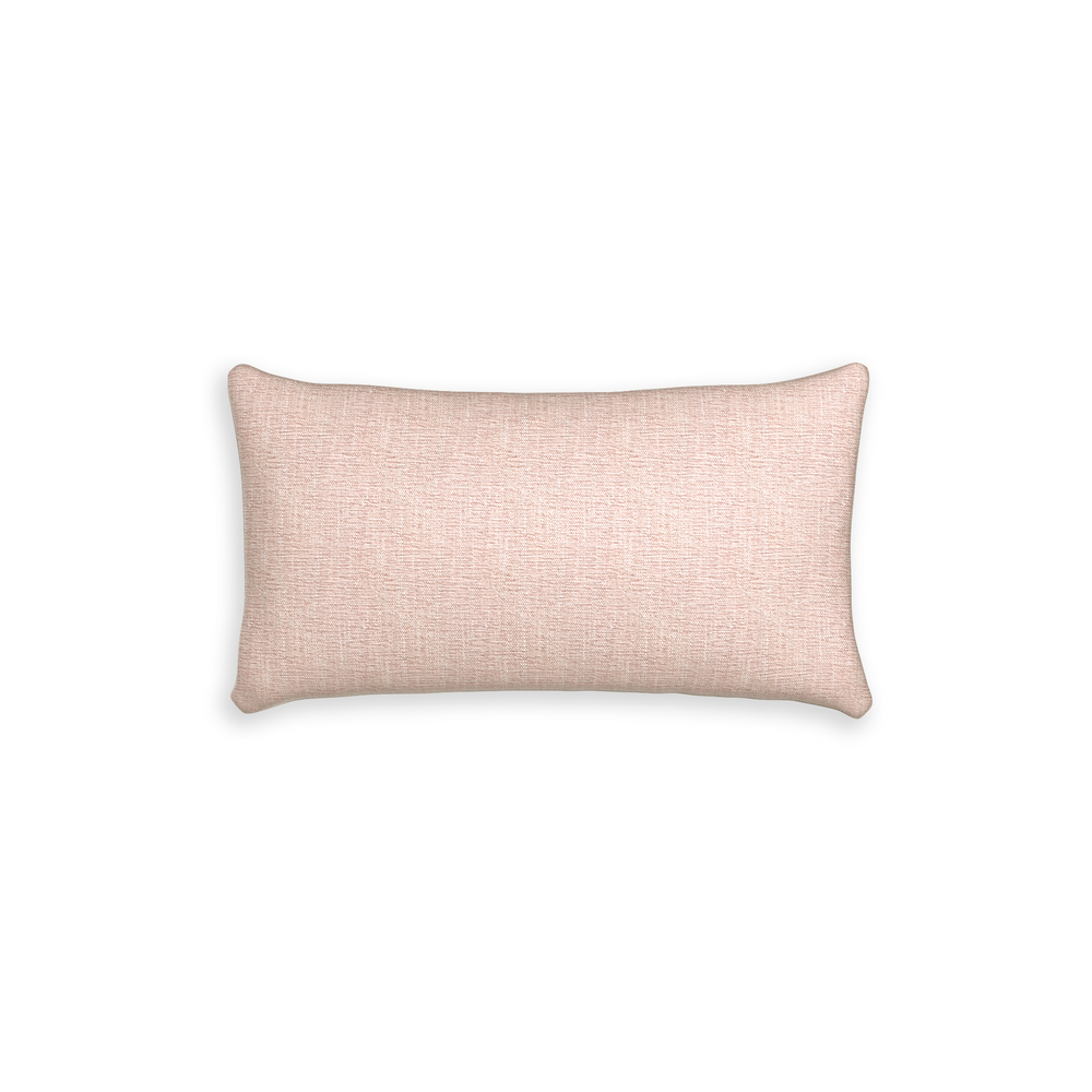 Petite-lumbar dahlia custom pillow with n on white background