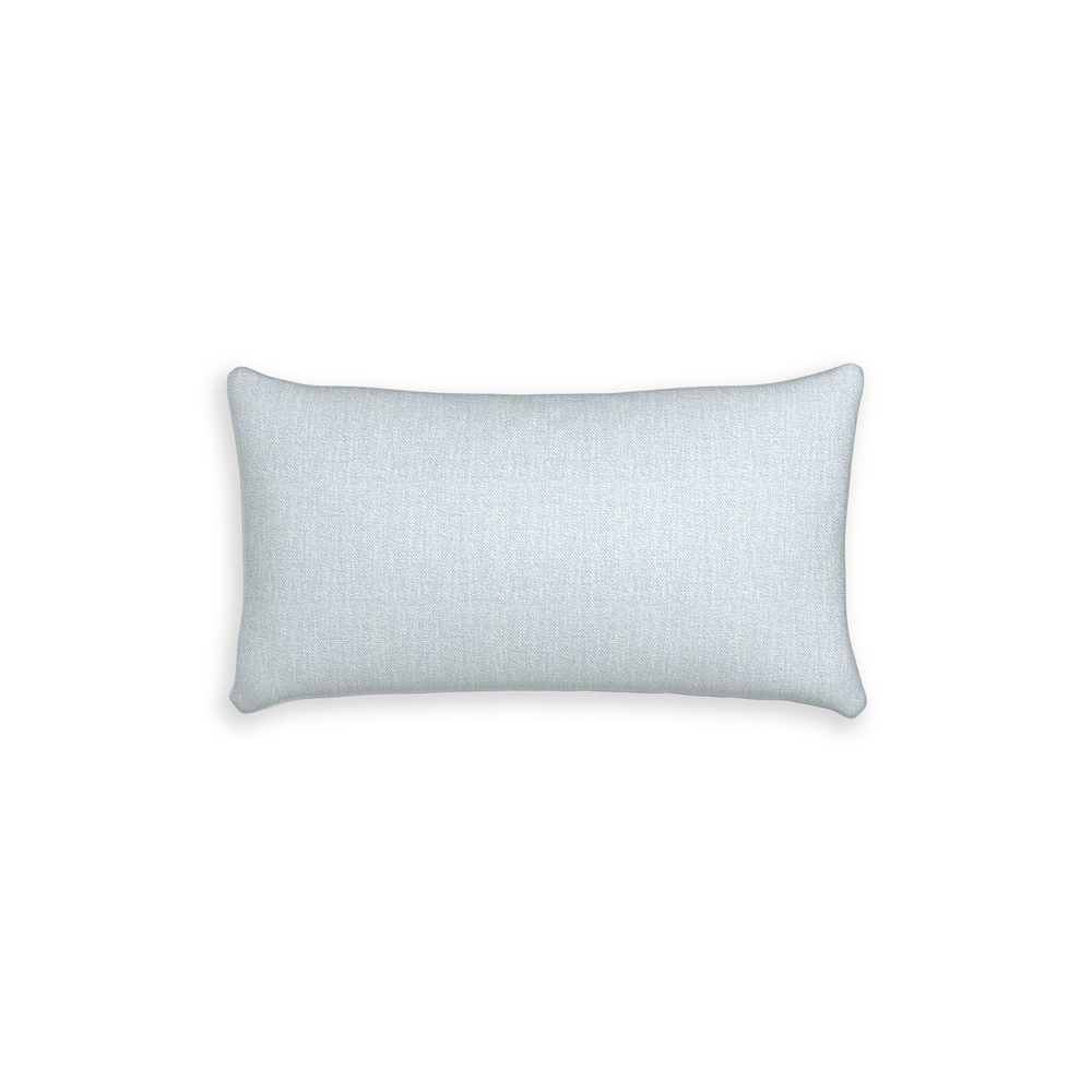 Petite-lumbar sky custom pillow with n on white background