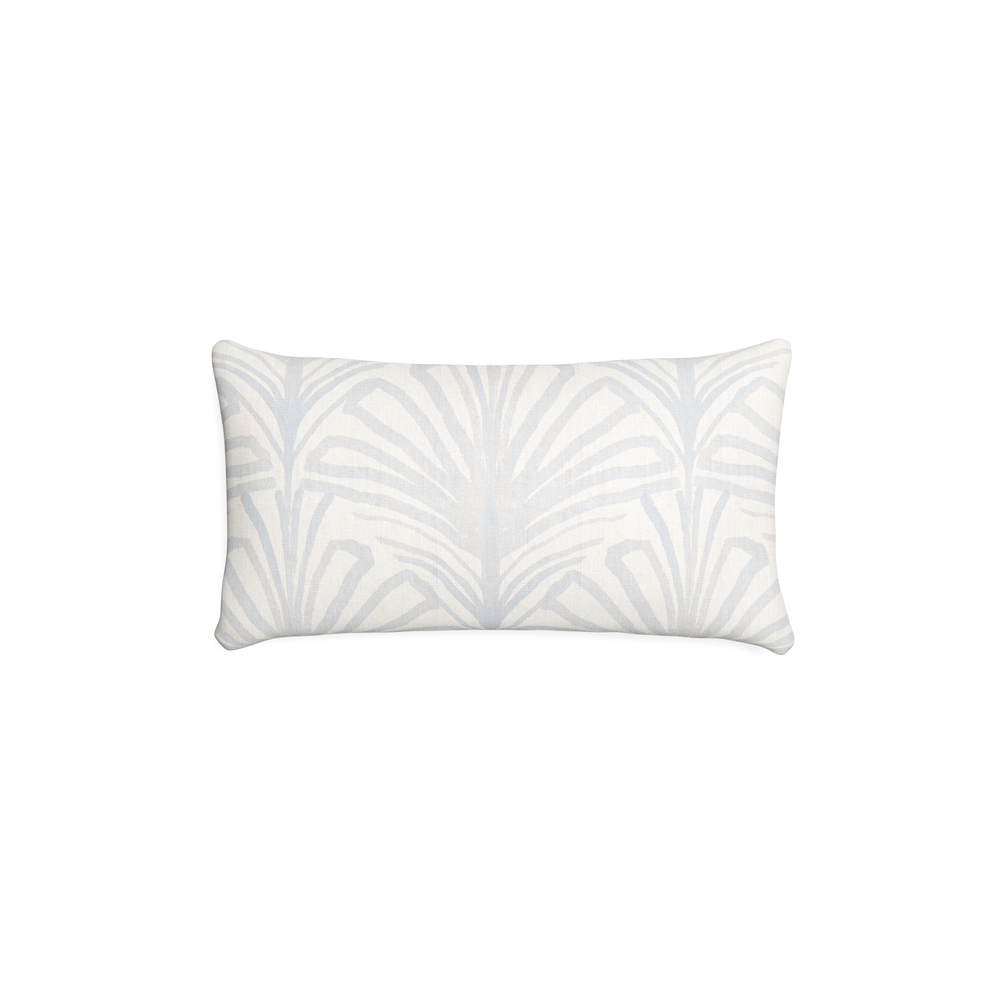 Petite-lumbar suzy sky custom sky blue palmpillow with n on white background