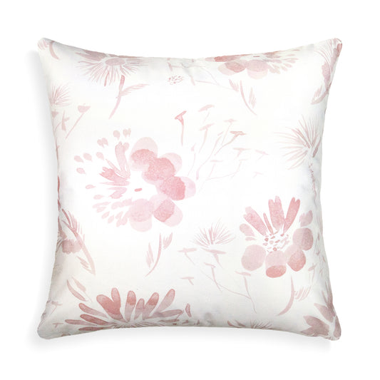 Pink Floral Printed Custom Pillow