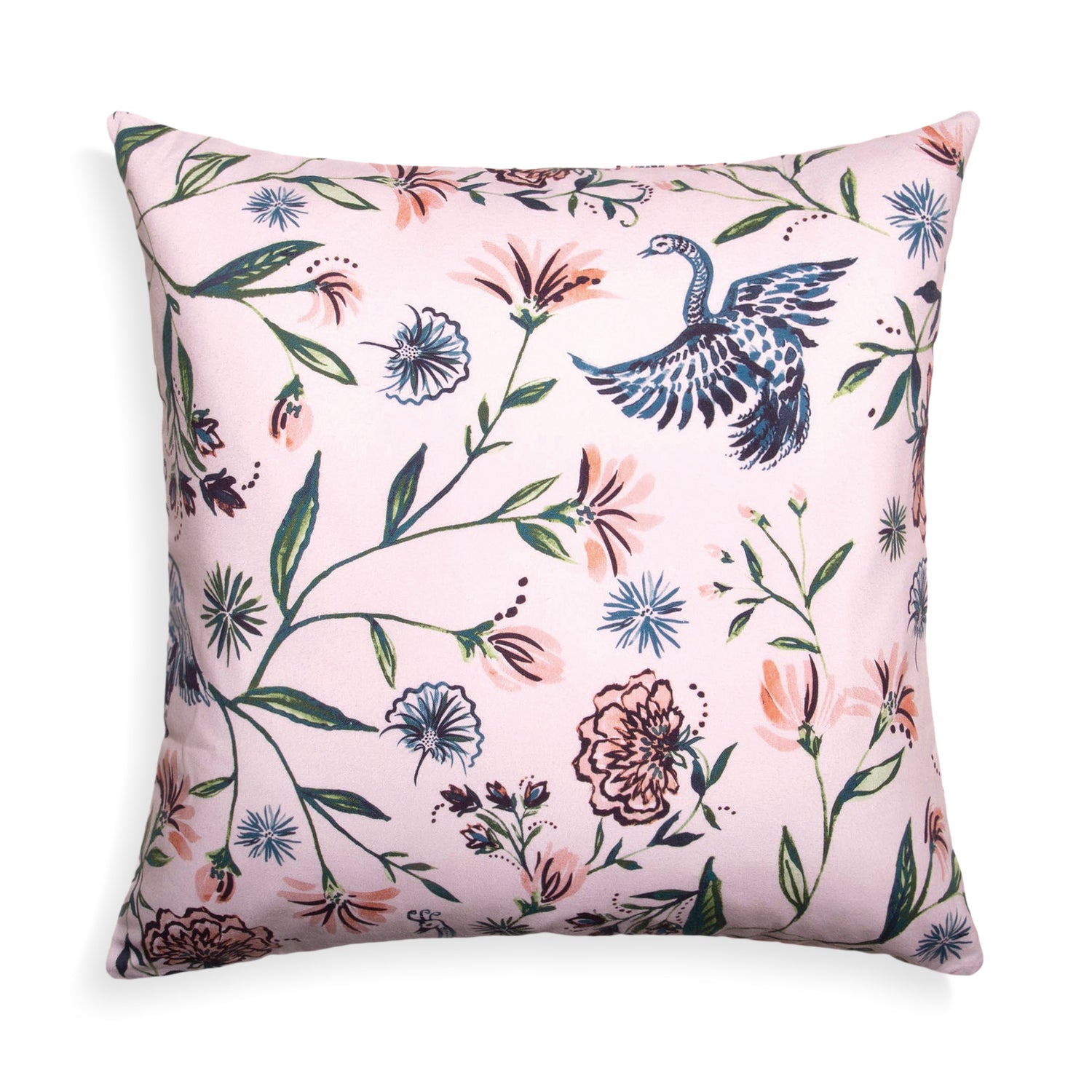 Pink Chinoiserie Printed Pillow