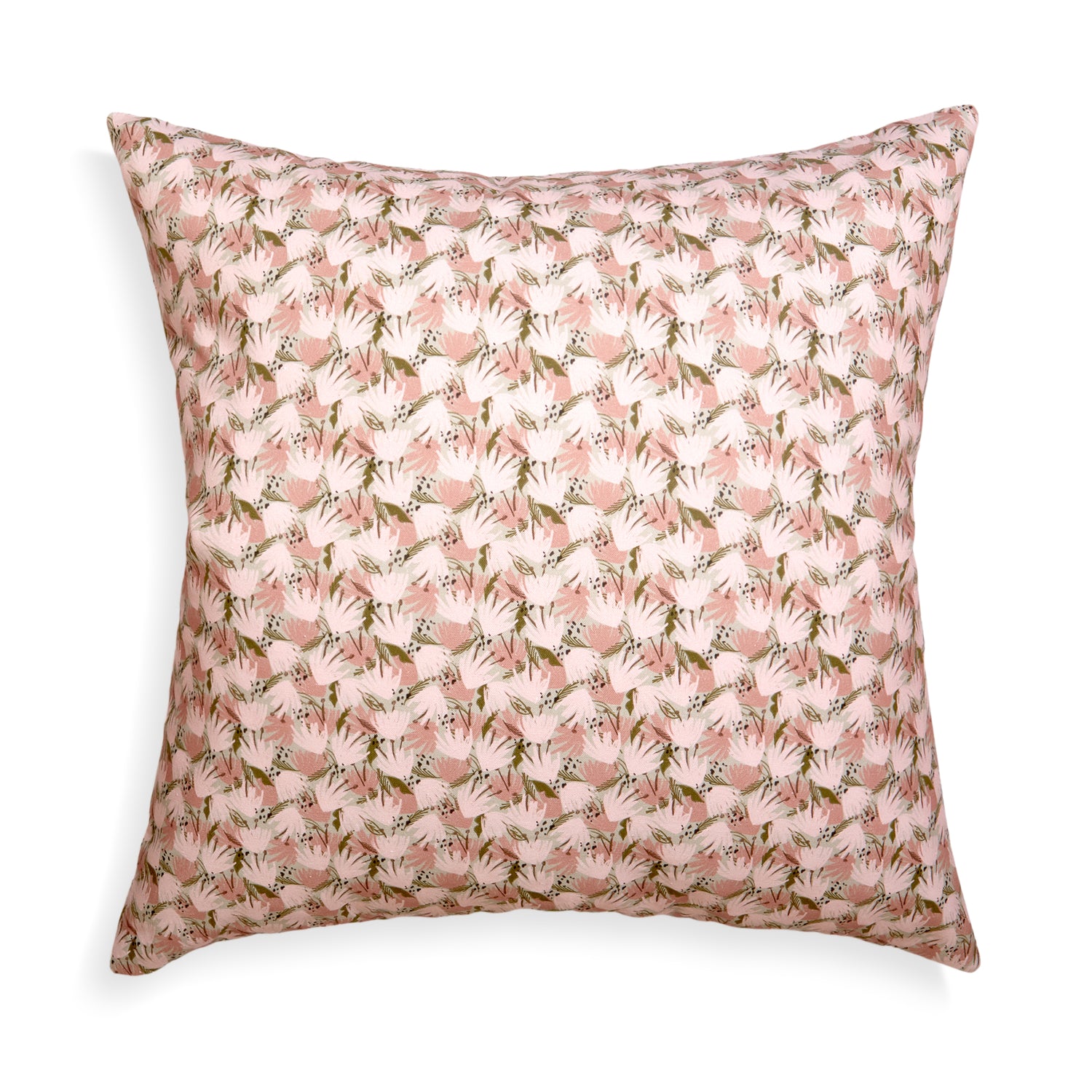 Pink Floral Printed Pillow
