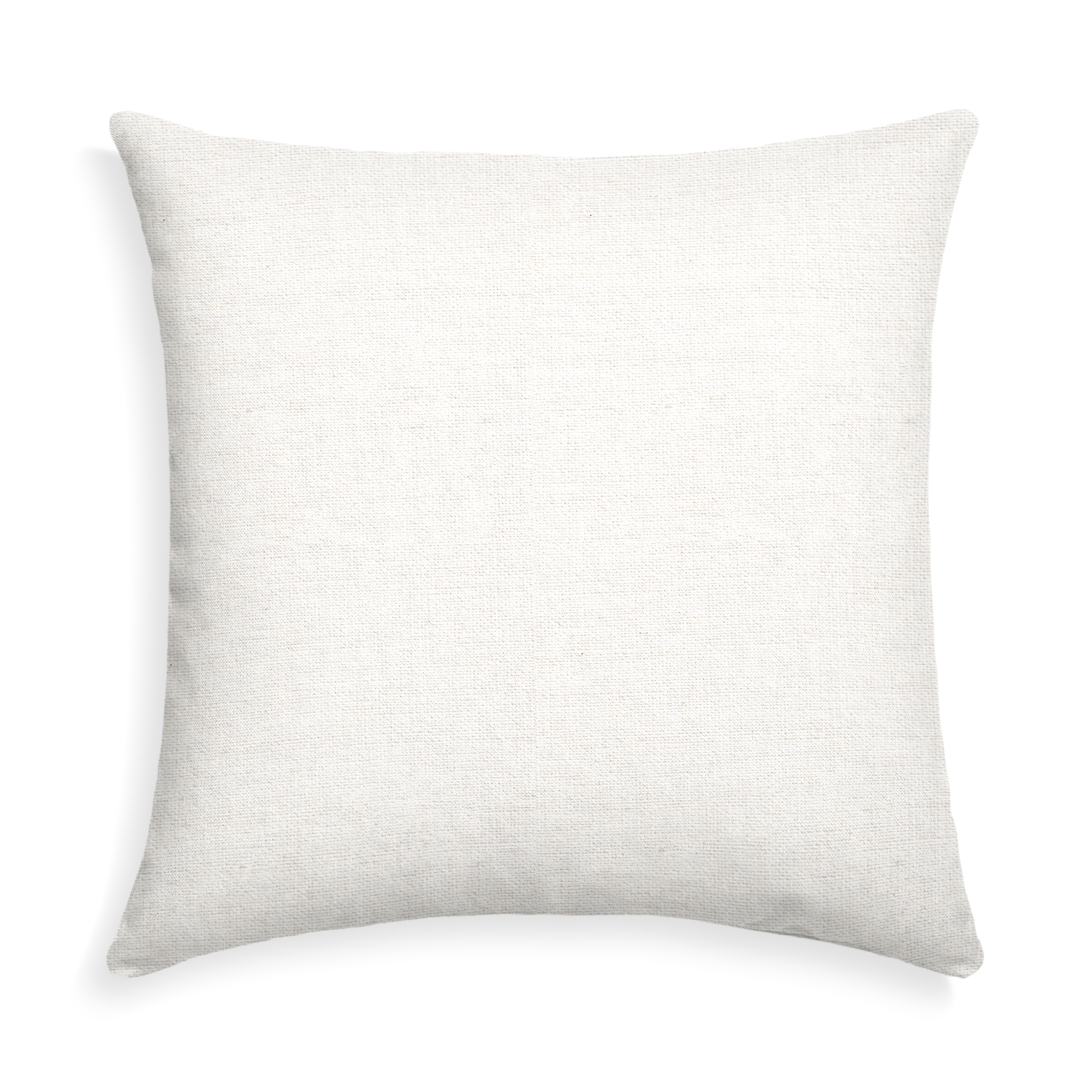 Natural White Linen Pillow
