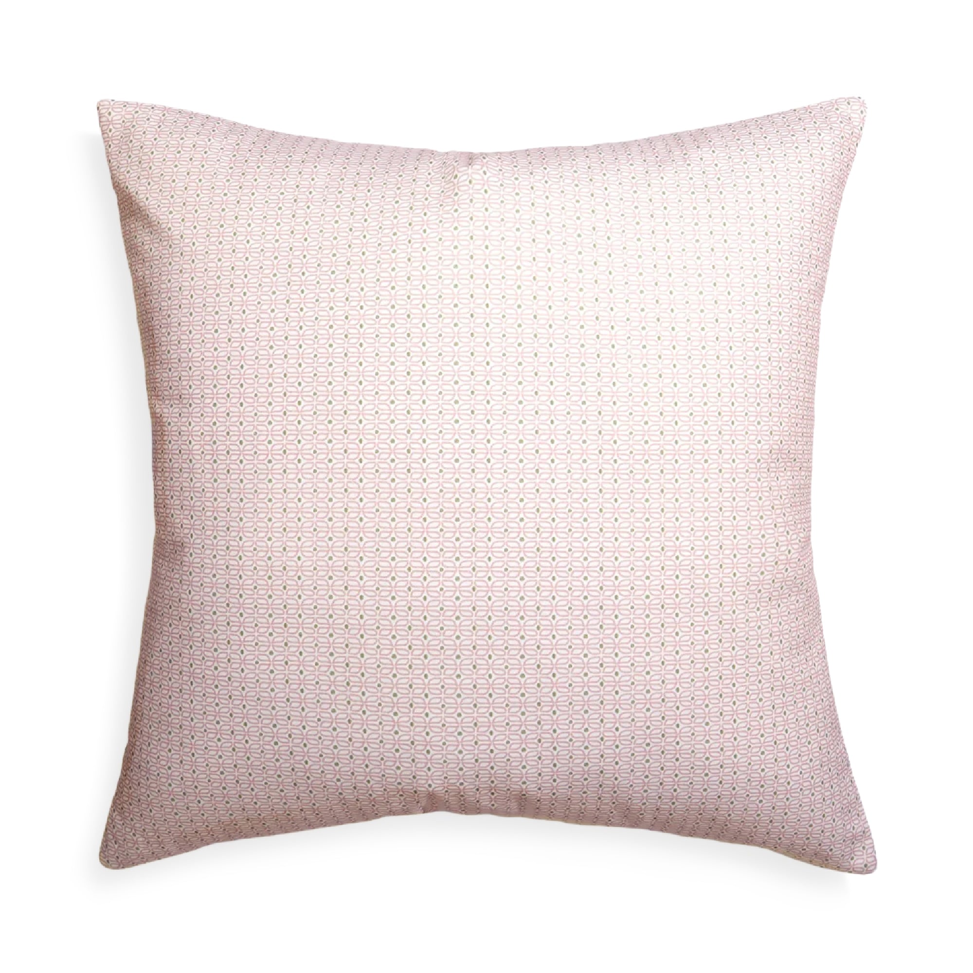 Pink Geometric Printed Pillow