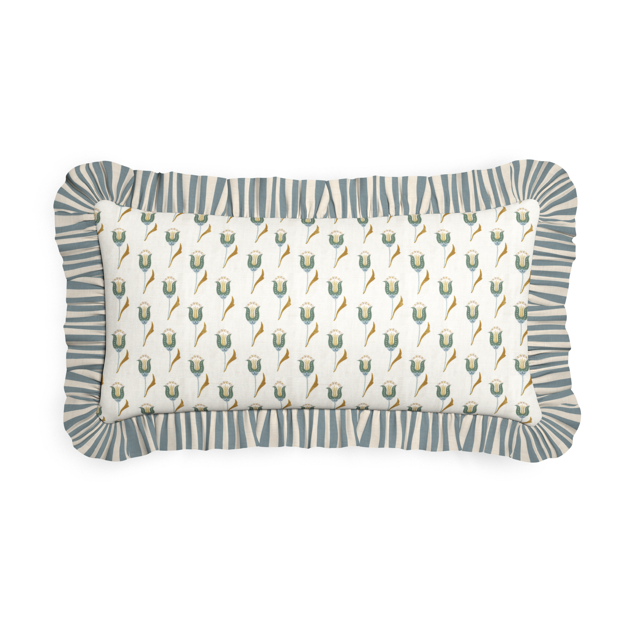 Annabelle Peacock Linen Pillow