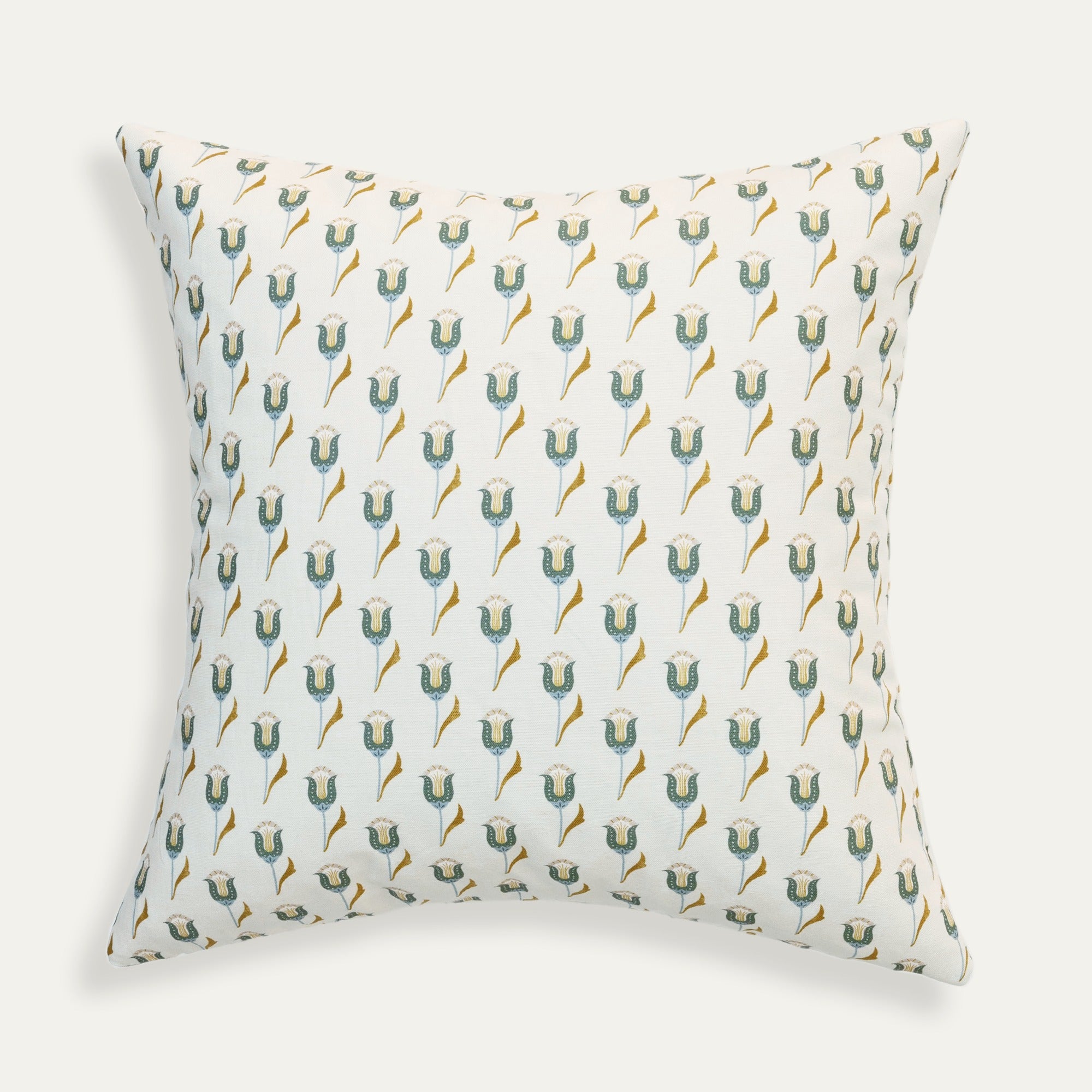 Pillow Printed Cotton Annabelle Peacock