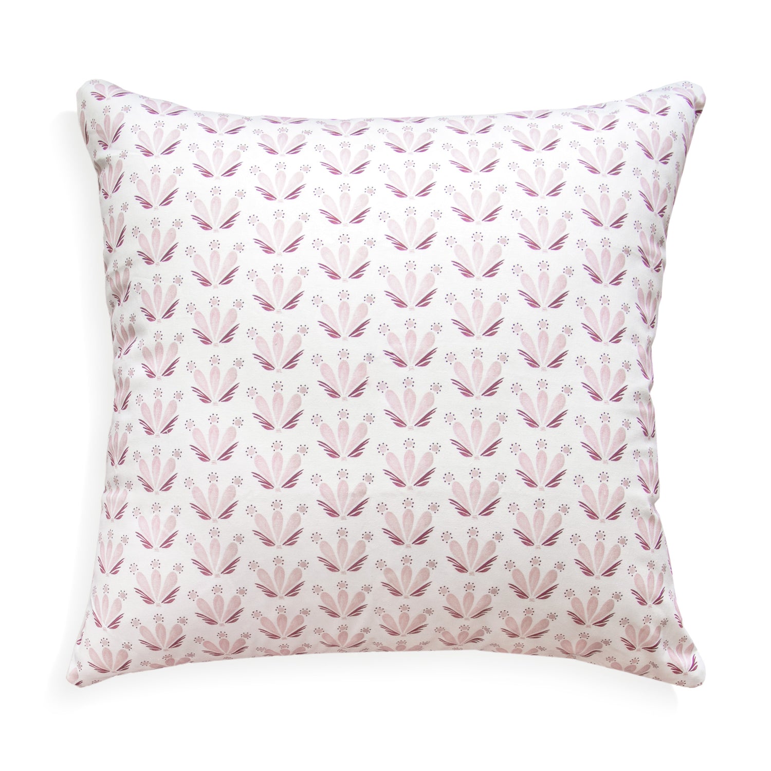 Bungalow Rose Embroidered Cotton Throw Pillow