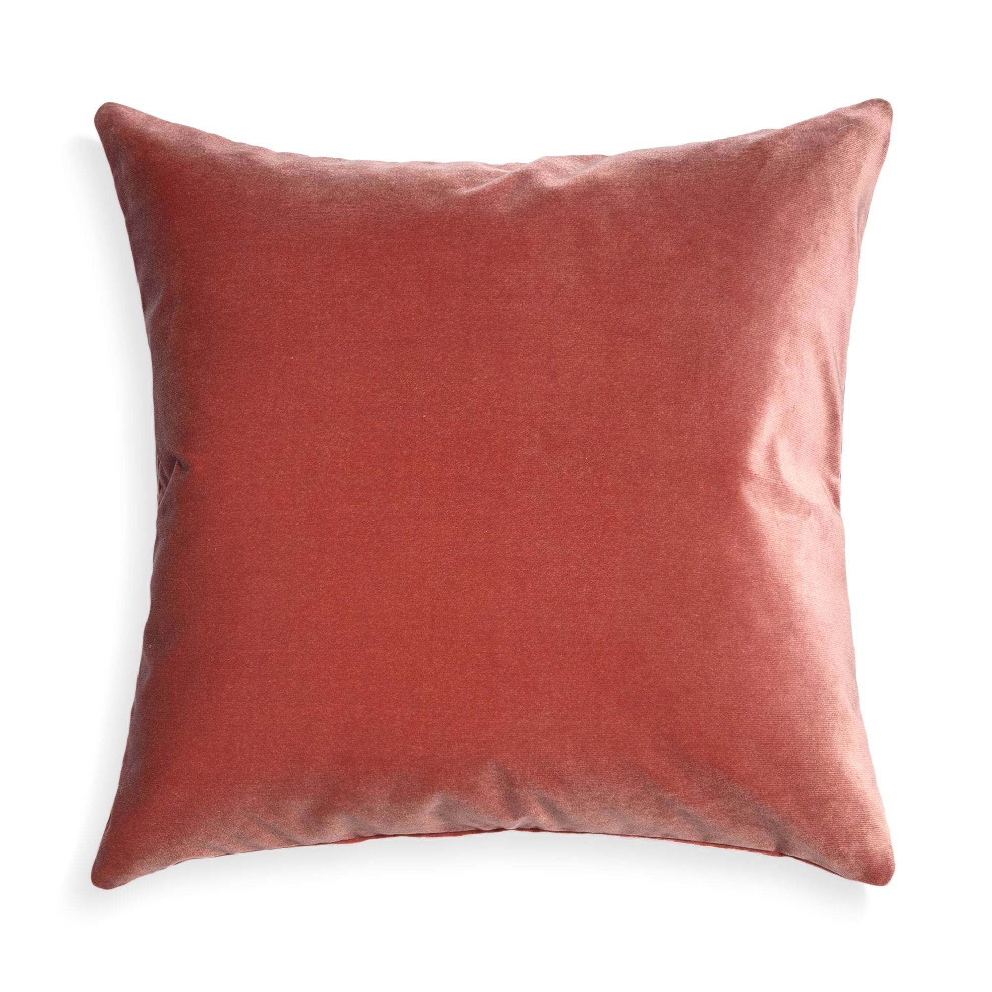 Coral Velvet Pillow