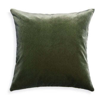 Fern Green Velvet Pillow