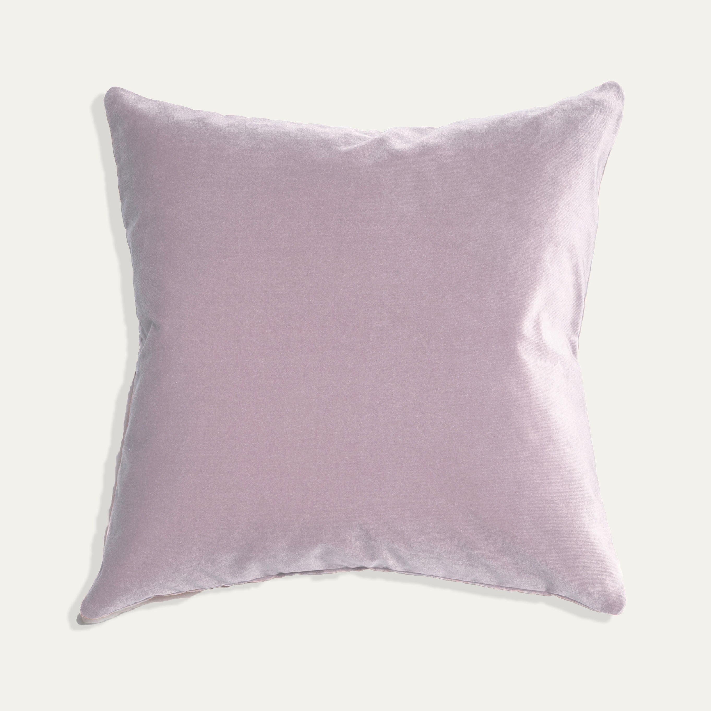 Lilac velvet pillow