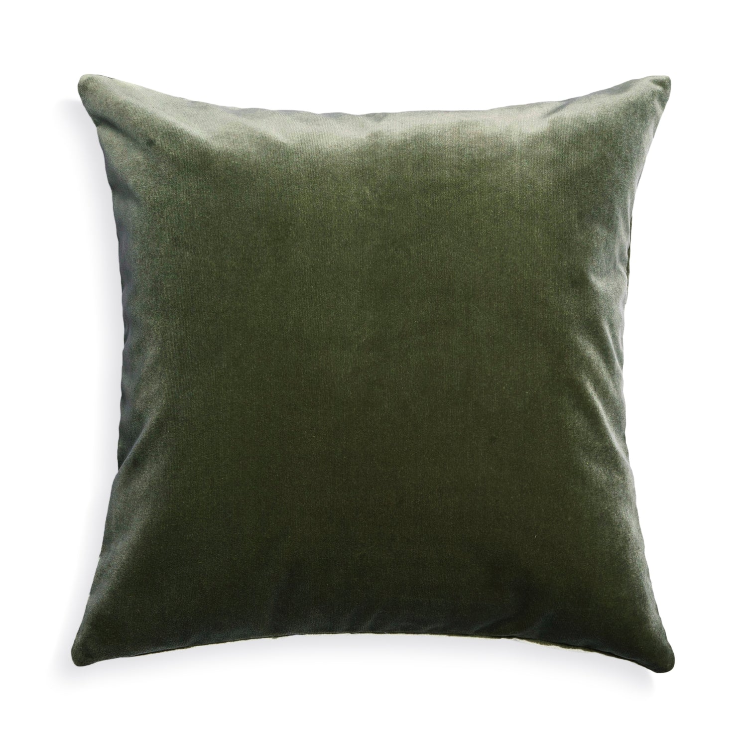 Fern Green Velvet Pillow