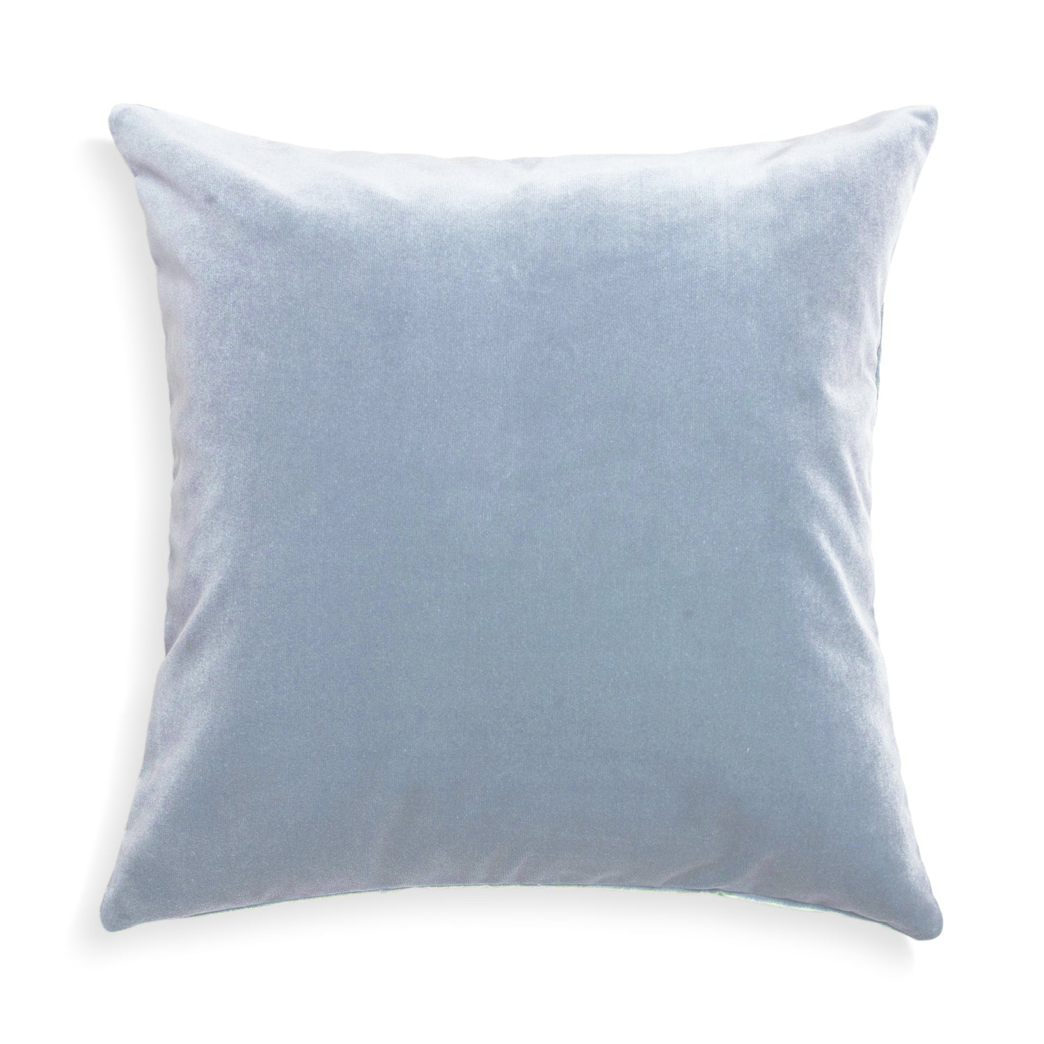 Custom Sky Blue Velvet Pillows
