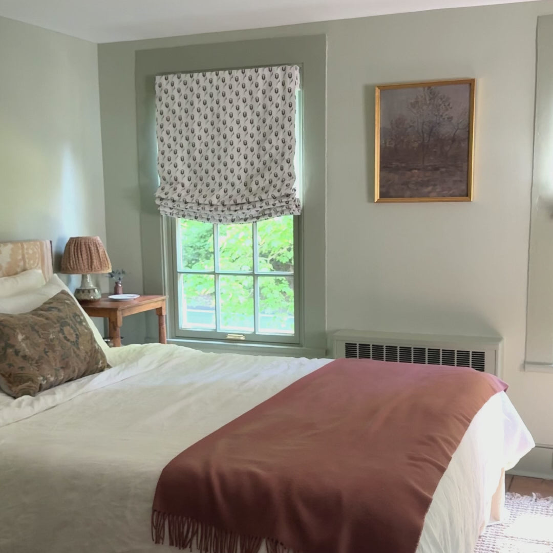 FEATURED: Video by @meander.home. Annabelle Maroon Relaxed Outside Mount