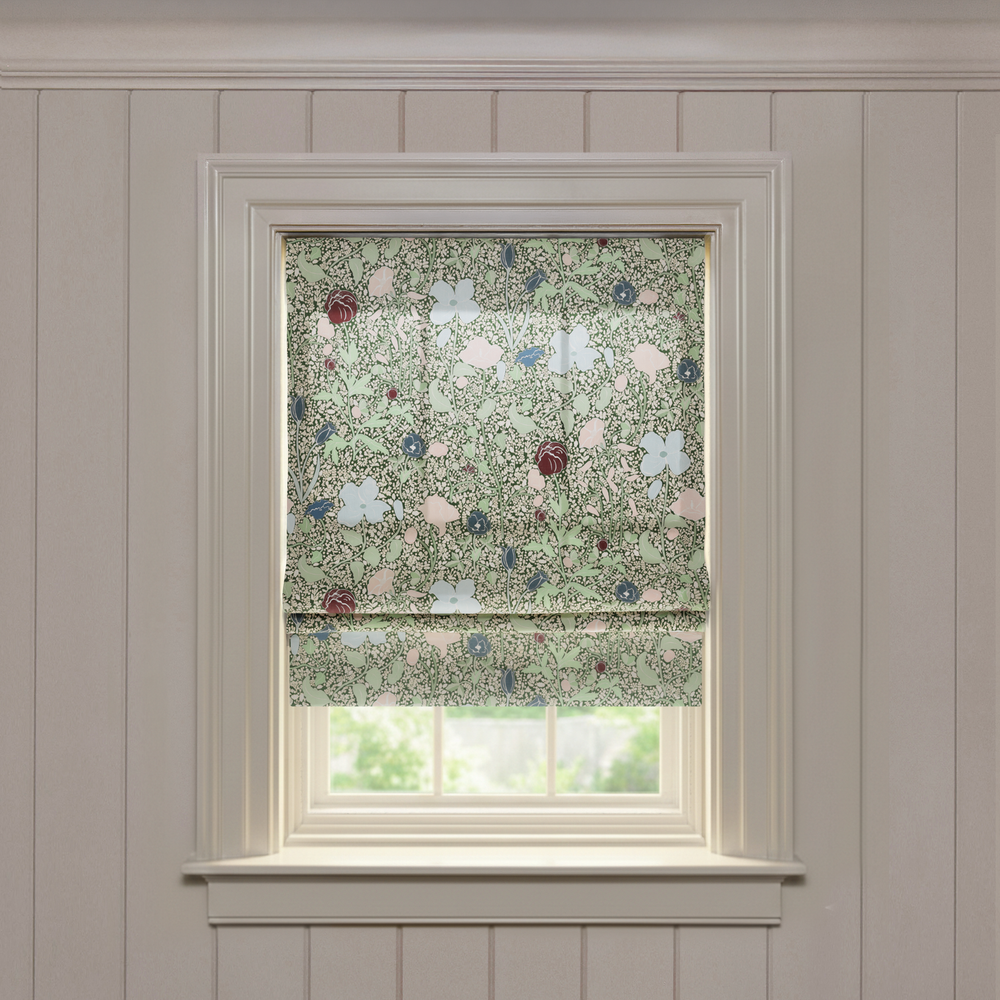  matilda custom floral roman shade: matilda | pepper homeon white background