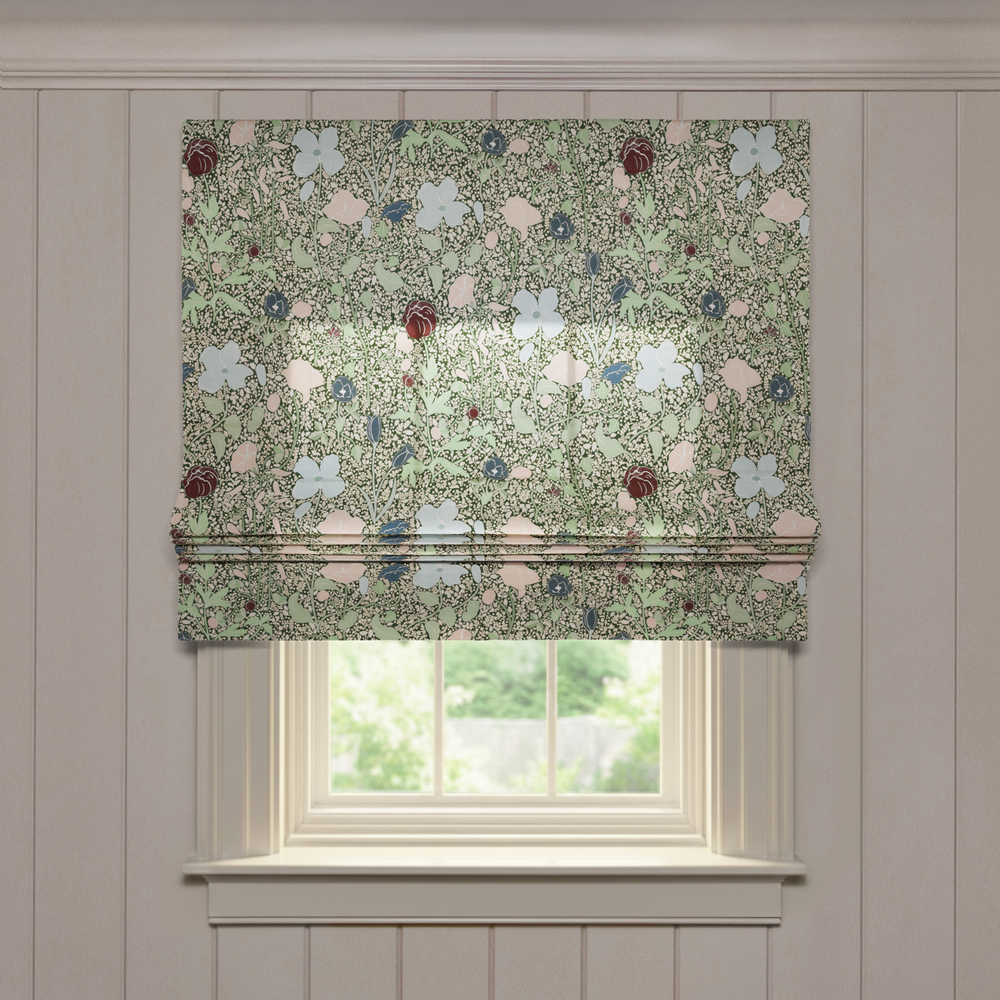  matilda custom floral roman shade: matilda | pepper homeon white background