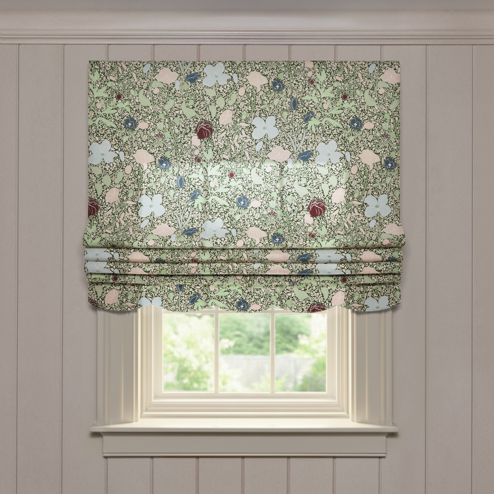  matilda custom floral roman shade: matilda | pepper homeon white background