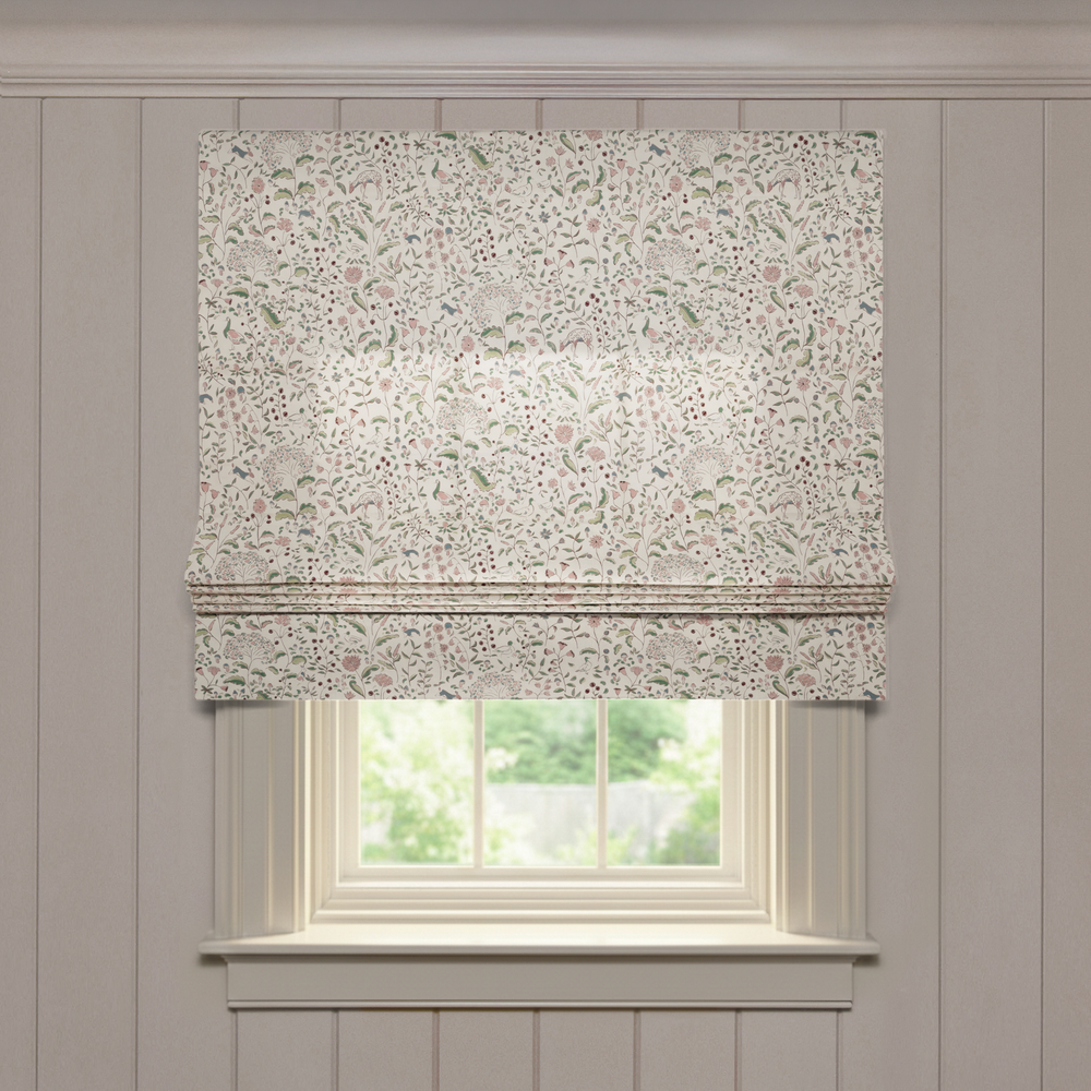  ruby burgundy custom flora and fauna roman shade: ruby burgundy | pepper homeon white background