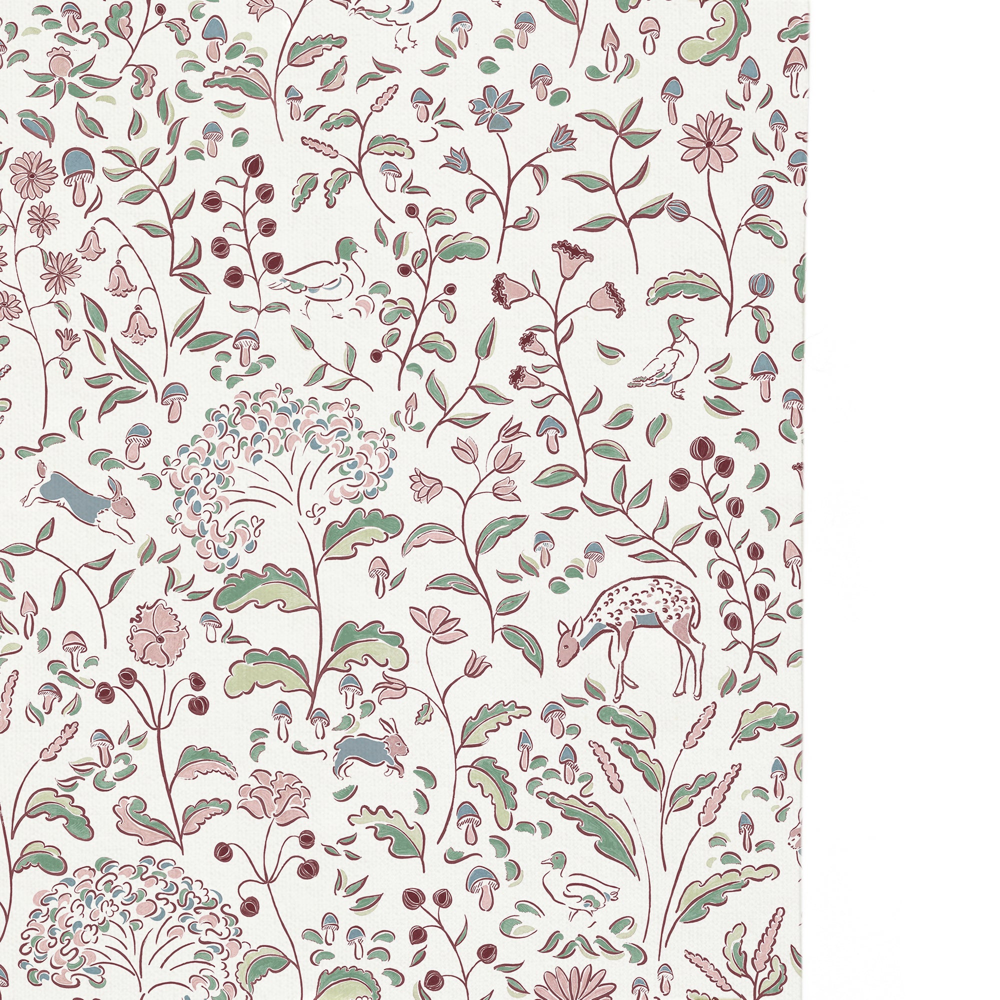 Ruby Burgundy Unlined Custom Shower Curtain - Thumbnail 2