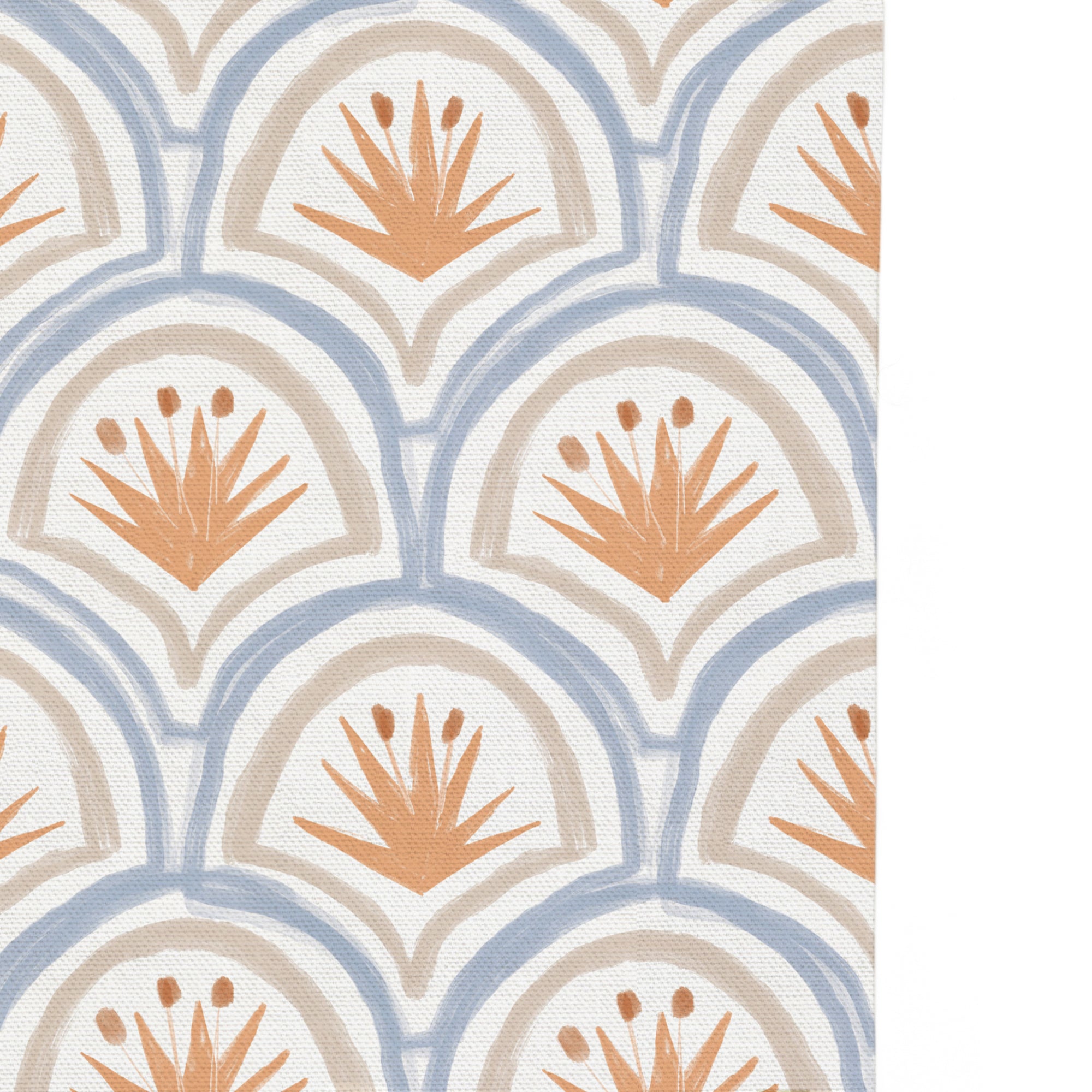 Thatcher Apricot Tailored Pleat Custom Curtain