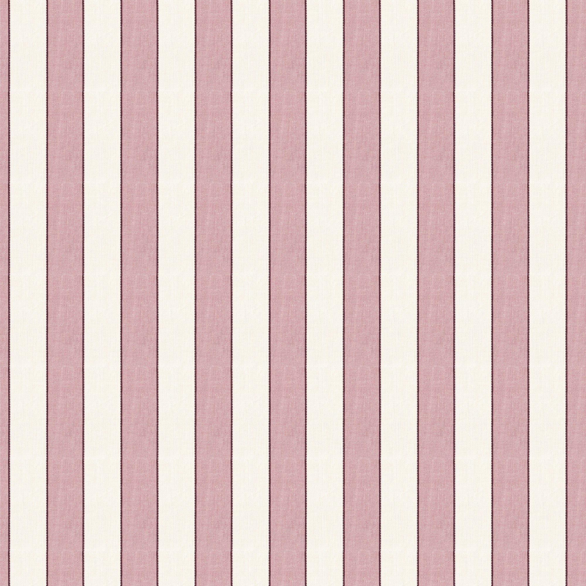 Pink Striped Linen Fabric: Florence Rosewood | Pepper Home