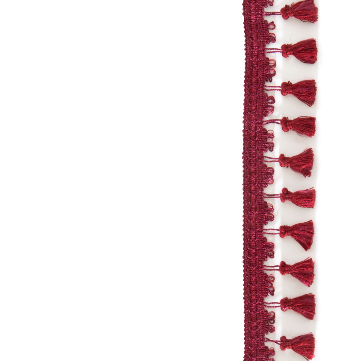Ruby Burgundy Custom Cafe Curtain - Thumbnail 5
