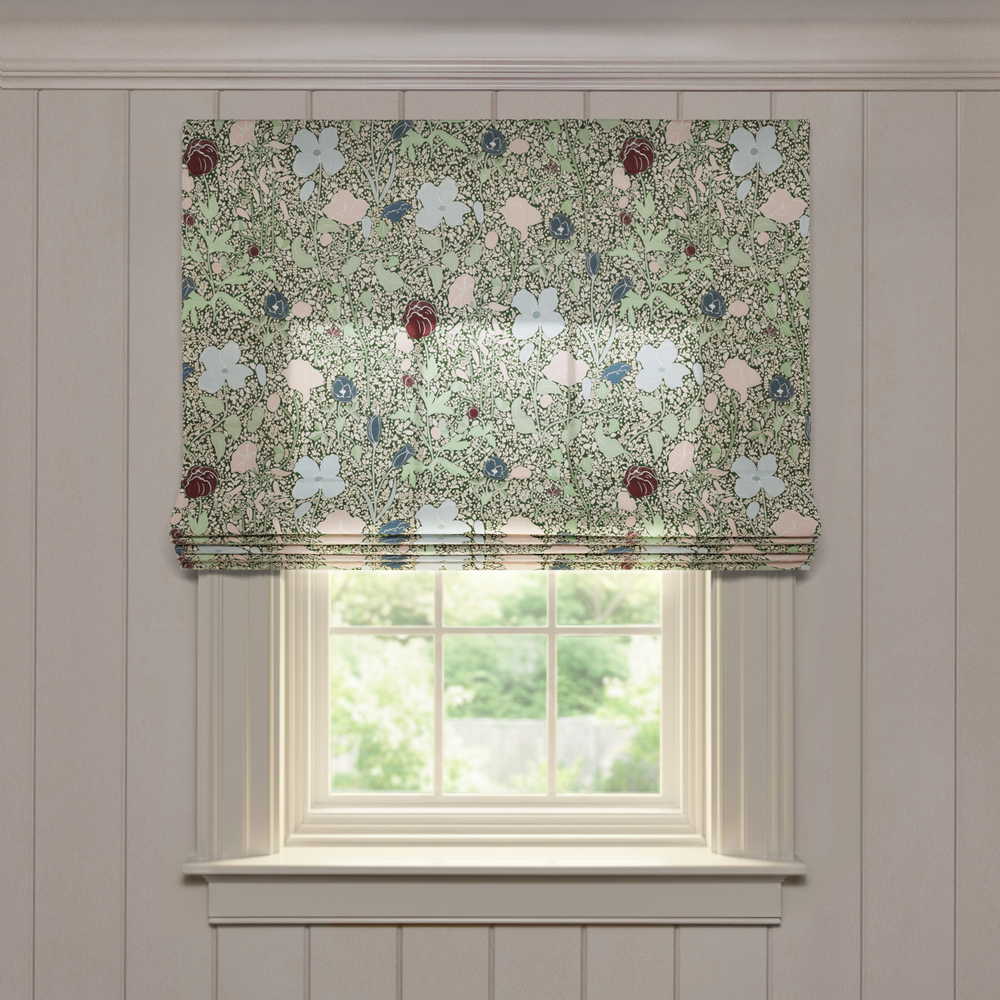  matilda custom floral roman shade: matilda | pepper homeon white background