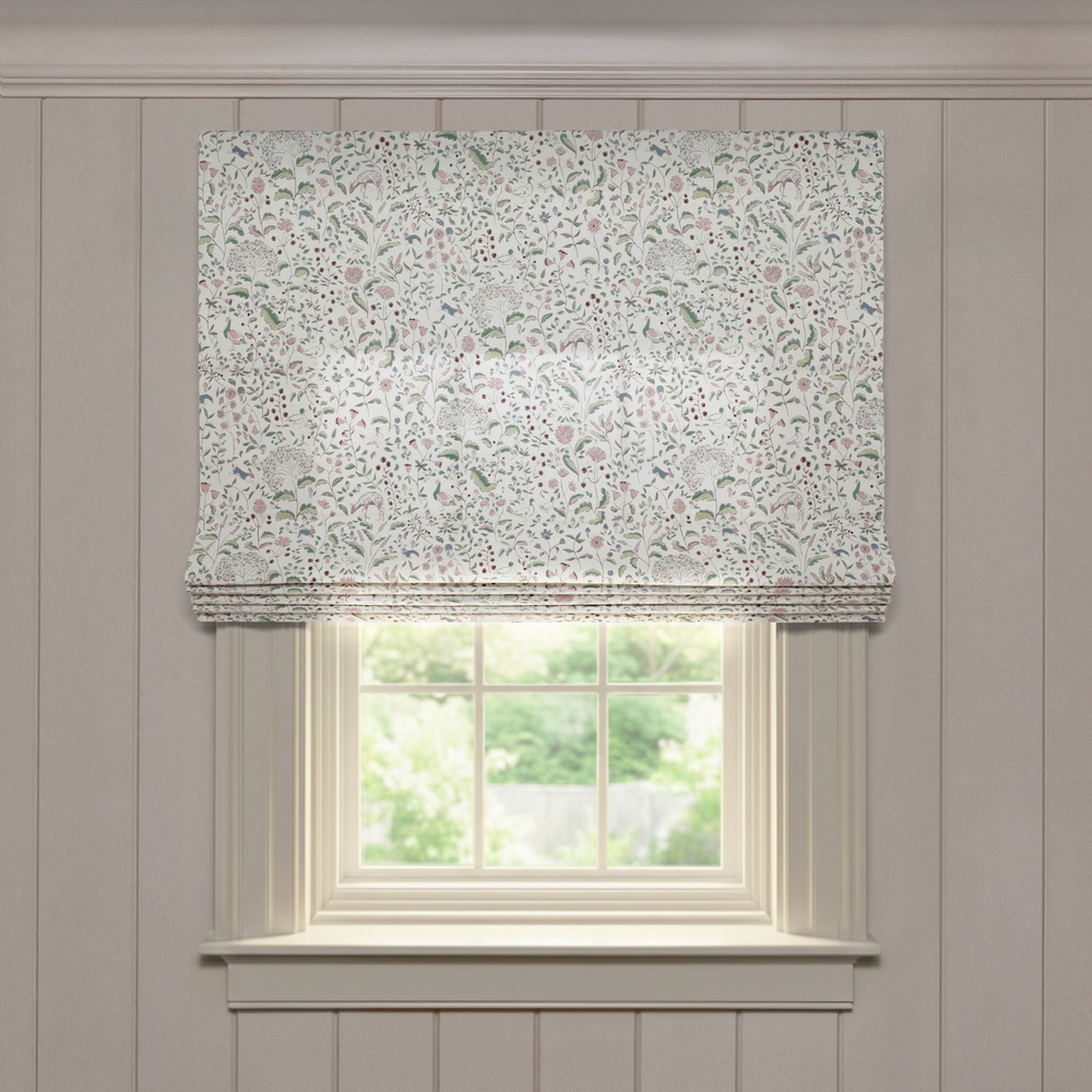  ruby burgundy custom flora and fauna roman shade: ruby burgundy | pepper homeon white background