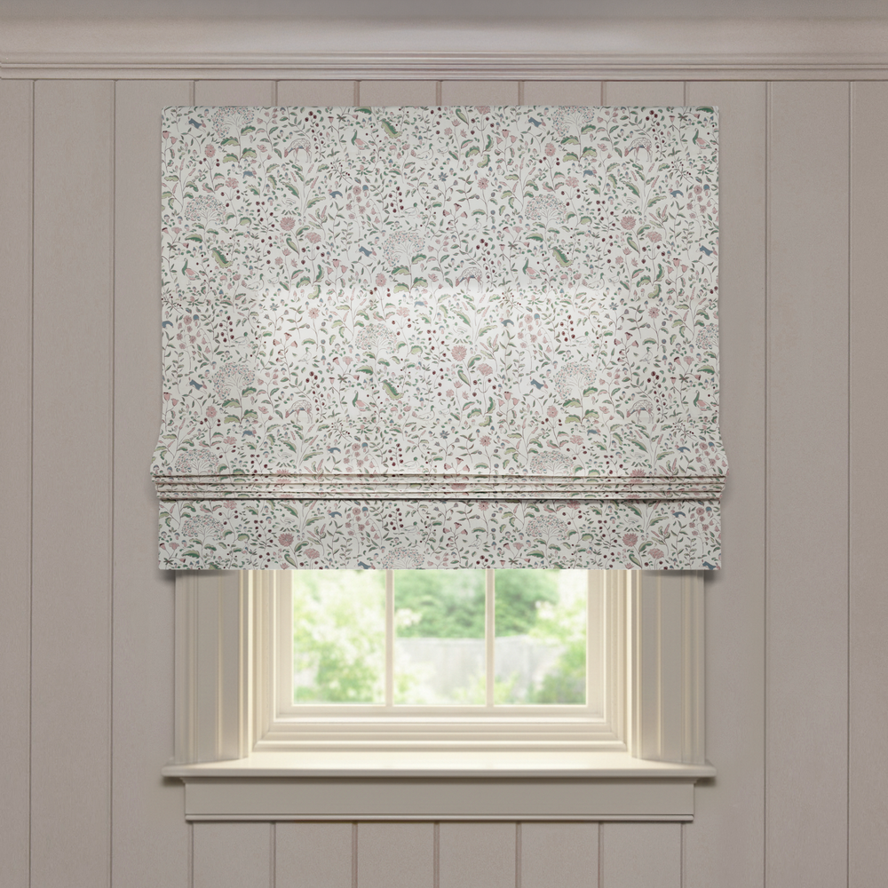  ruby burgundy custom flora and fauna roman shade: ruby burgundy | pepper homeon white background