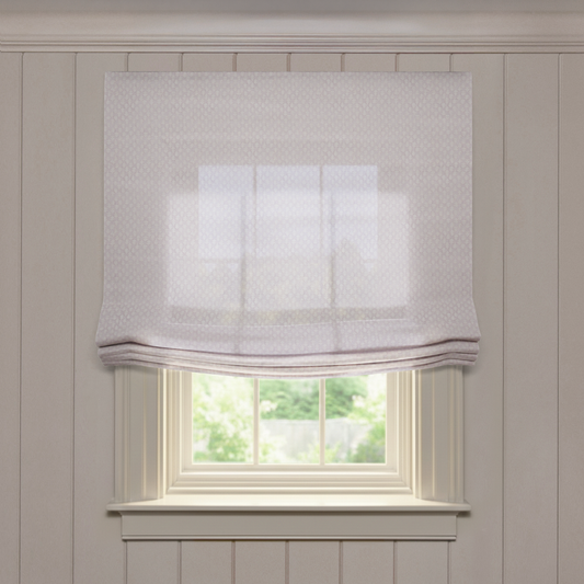 Quinn Wisteria Sheer Roman Shade