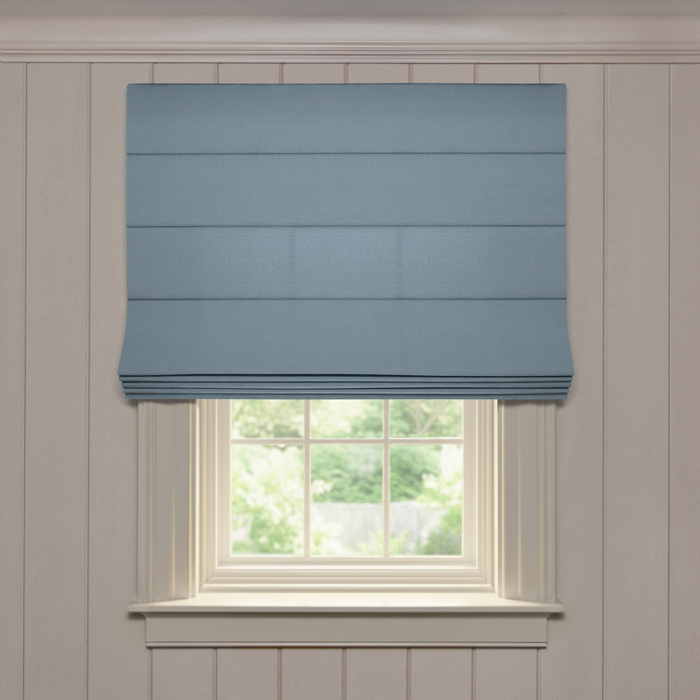  harbor custom custom blue roman shade: harbor | pepper homeon white background