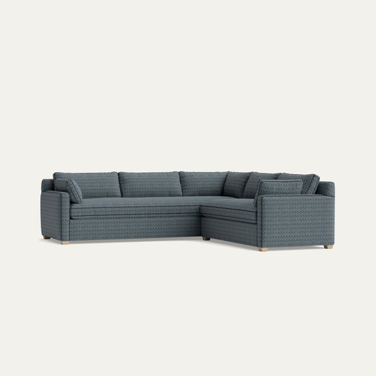 FEATURED: Shown with Bench / Right Arm / Almond / Midnight Welt