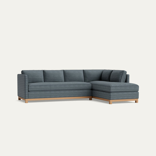 FEATURED: Shown with Right Chaise / Oak Legs / Midnight Welt