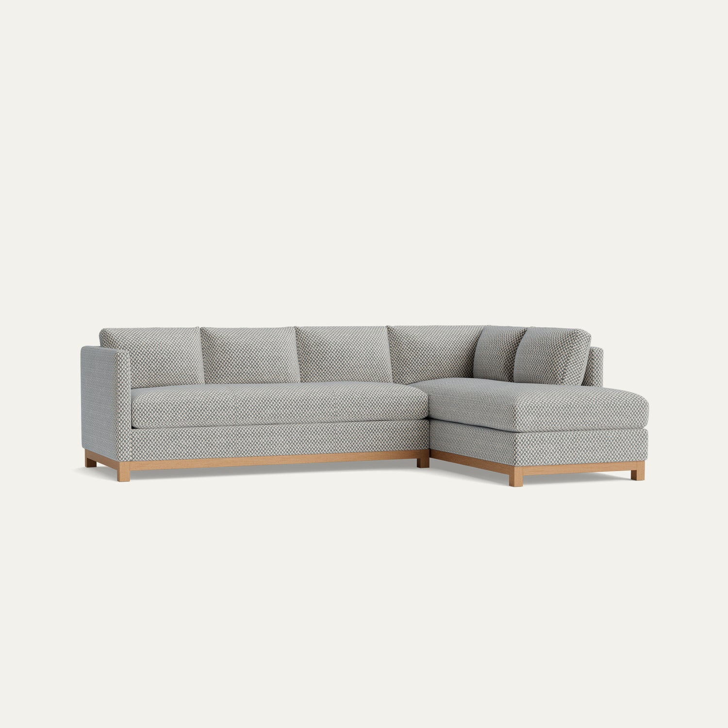 FEATURED: Shown with Right Chaise / Oak Legs / No Welt