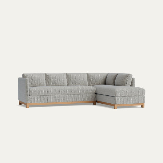 FEATURED: Shown with Right Chaise / Oak Legs / No Welt