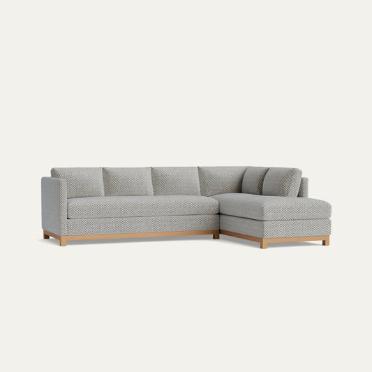 FEATURED: Shown with Right Chaise / Oak Legs / No Welt
