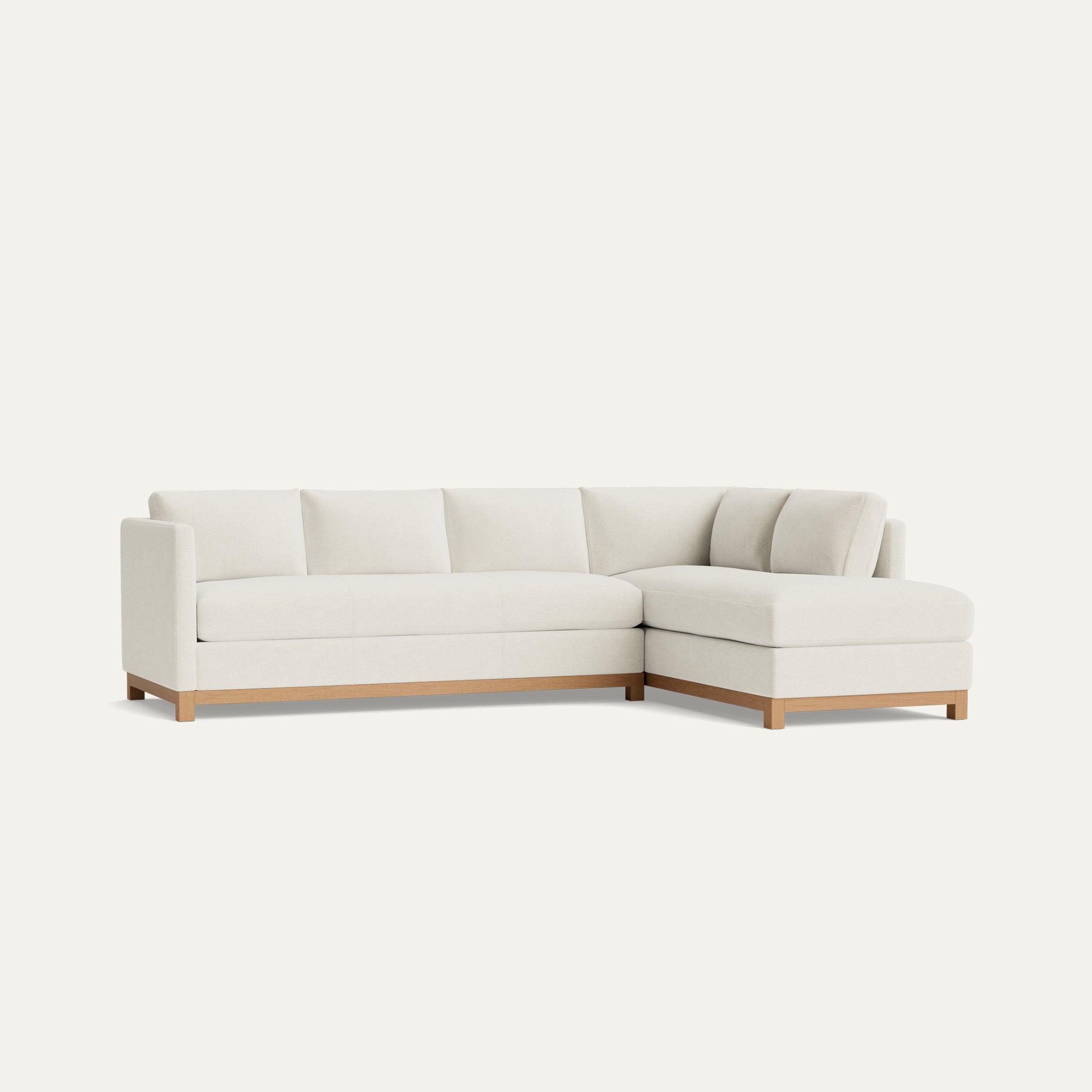 FEATURED: Shown with Right Chaise / Oak Legs / No Welt