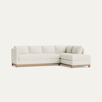 FEATURED: Shown with Right Chaise / Oak Legs / No Welt