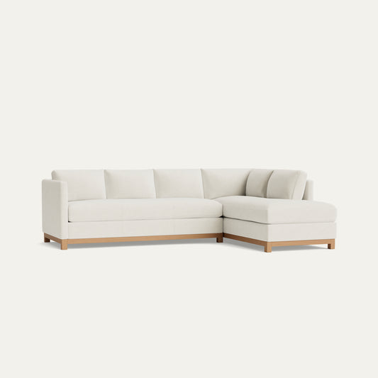 FEATURED: Shown with Right Chaise / Oak Legs / No Welt