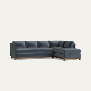 FEATURED: Shown with Right Chaise / Tobacco Legs / Midnight Welt