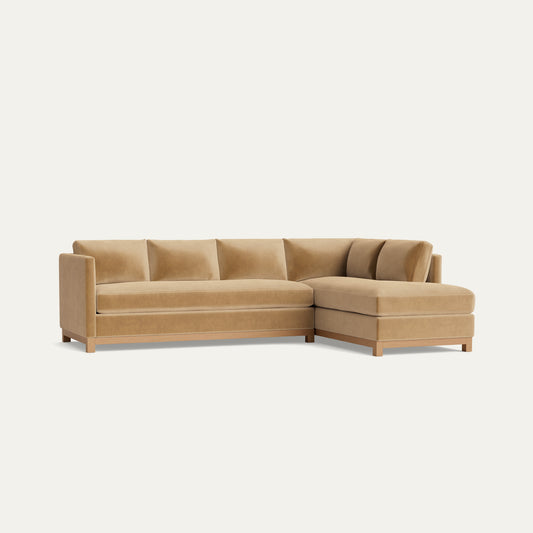 FEATURED: Shown with Right Chaise / Oak Legs / No Welt